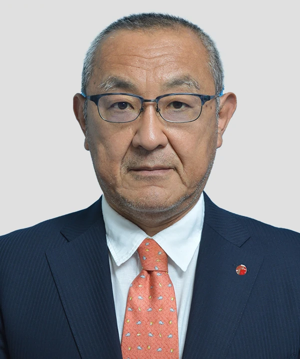 外部董事服部 明人的照片