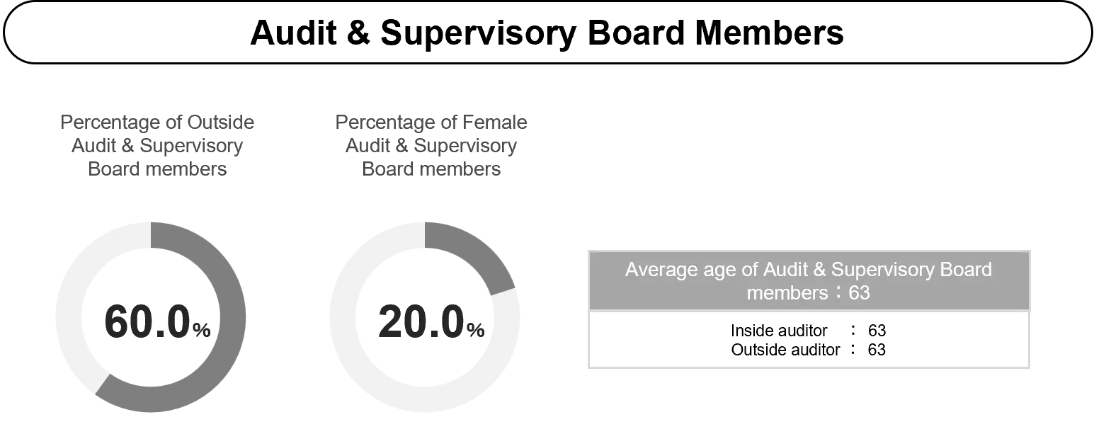外部审计师比例饼图、女性审计师比例饼图和审计师平均年龄详情。